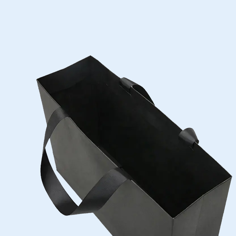2026 Art Paper Shopping and Gift Bags with Ribbon