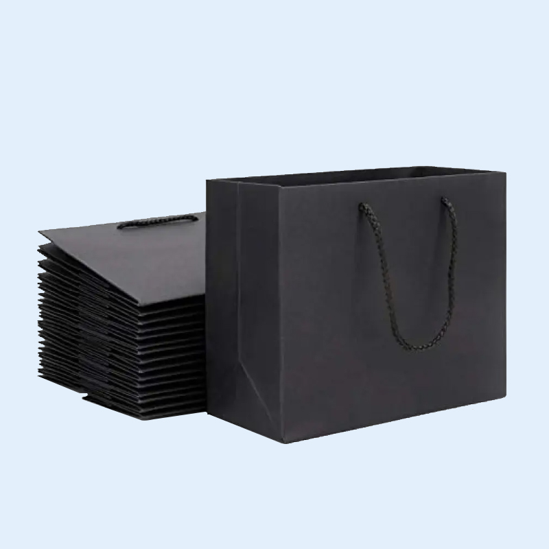 2026 Art Paper Shopping and Gift Bags with Ribbon
