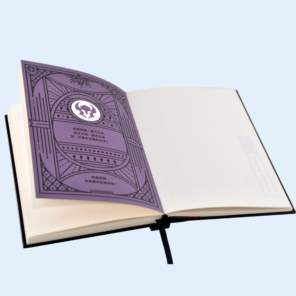 Hot Press Strip Window Hardcover Notebook