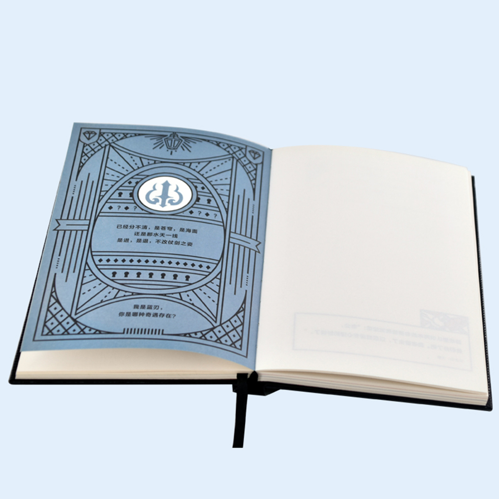 Hot Press Strip Window Hardcover Notebook