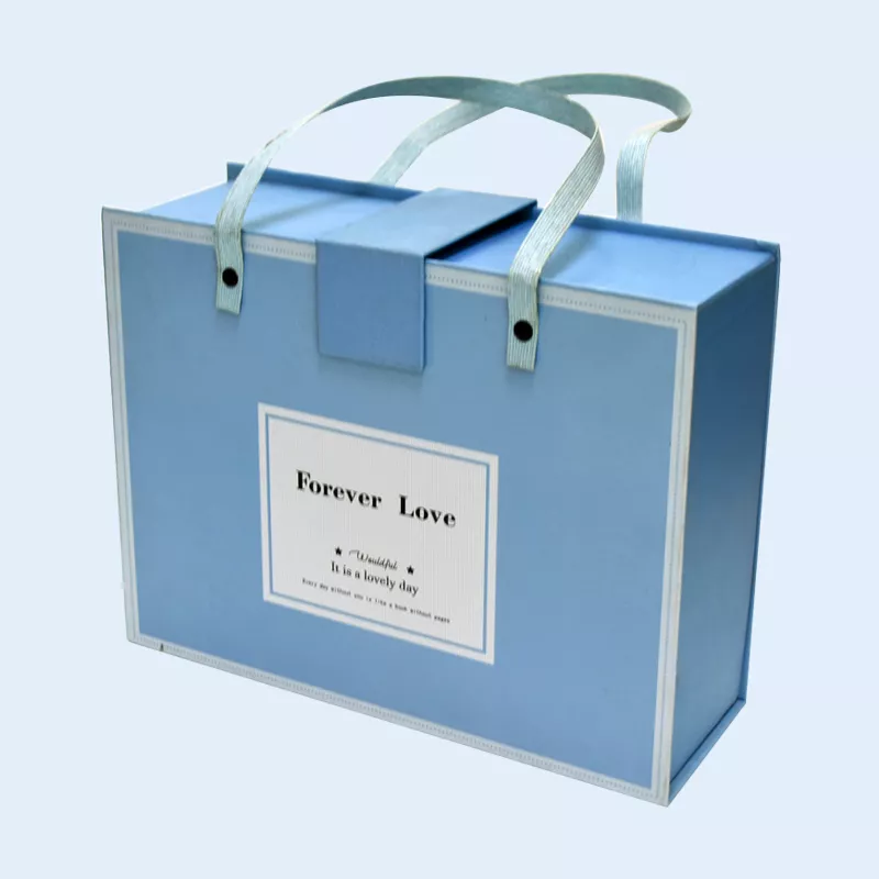 2026 Hardcover Box Folding Box Metal Handle Packaging