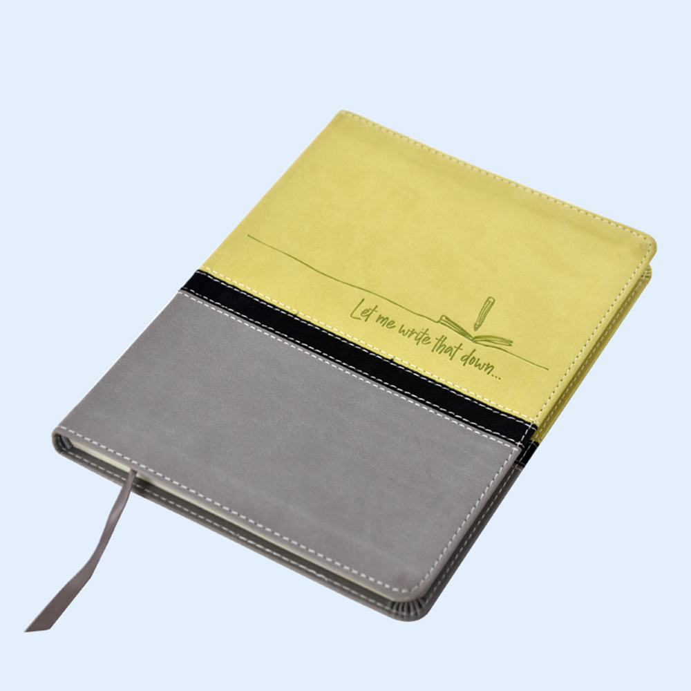 Combined Mutiple Color PU Leather Notebook with logo