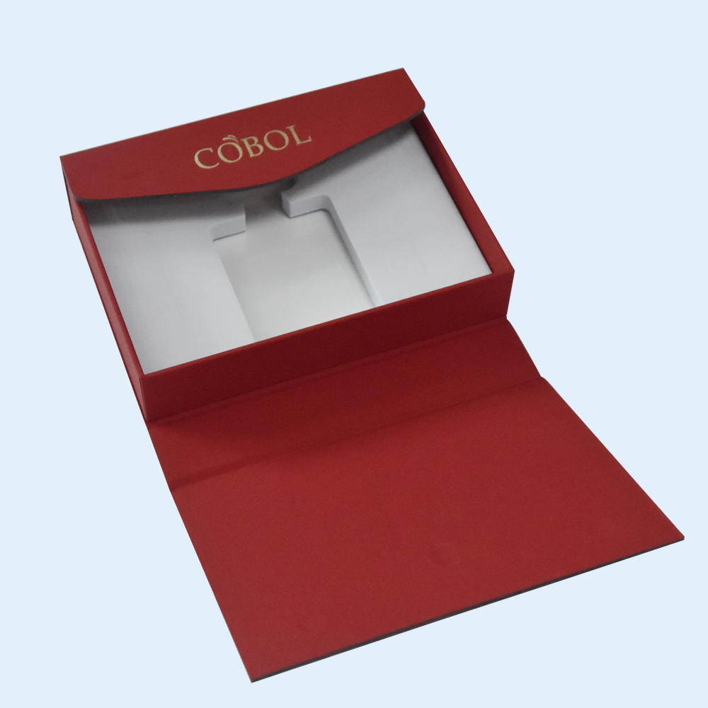 Hardcover Box Folding Box Ribbon Handle Packaging Custom Printing