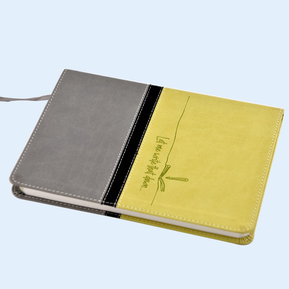 Combined Mutiple Color PU Leather Notebook with logo