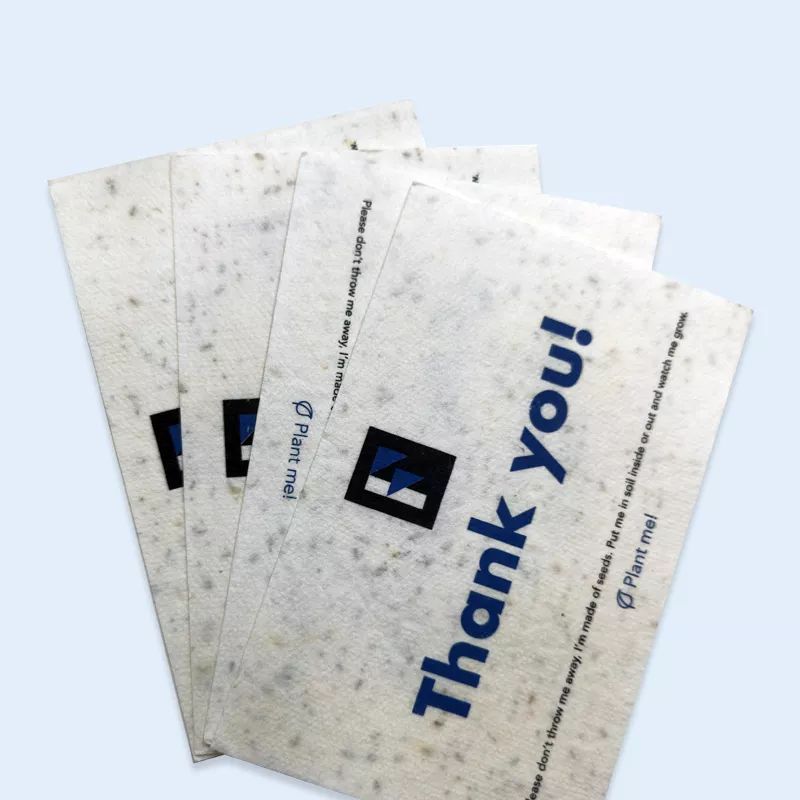 Thank you Card Seed Paper