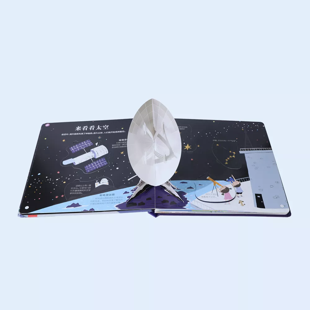 Professional Custom Pop up 3D Book for Space