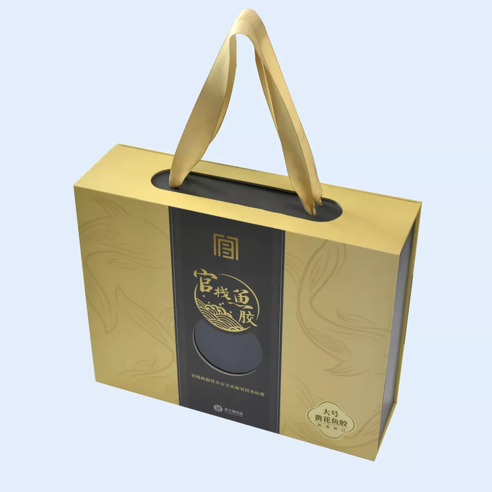 Custom Logo Magnet Lid Gift Box with PVC Window