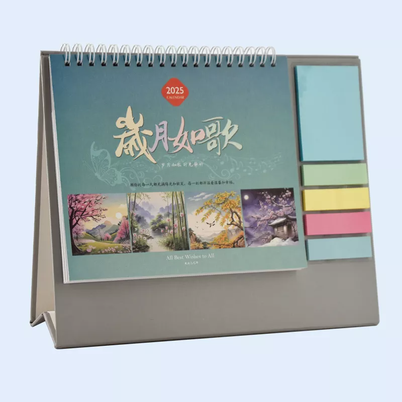 Desk Calendar 2026 Custom Printing OEM Logo Almanac English Schedule Calendar