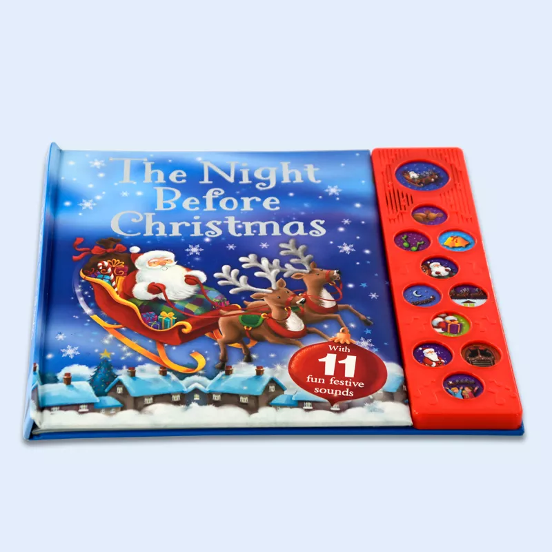 Sound Book for Toddlers with 11 Buttons & Learning Song