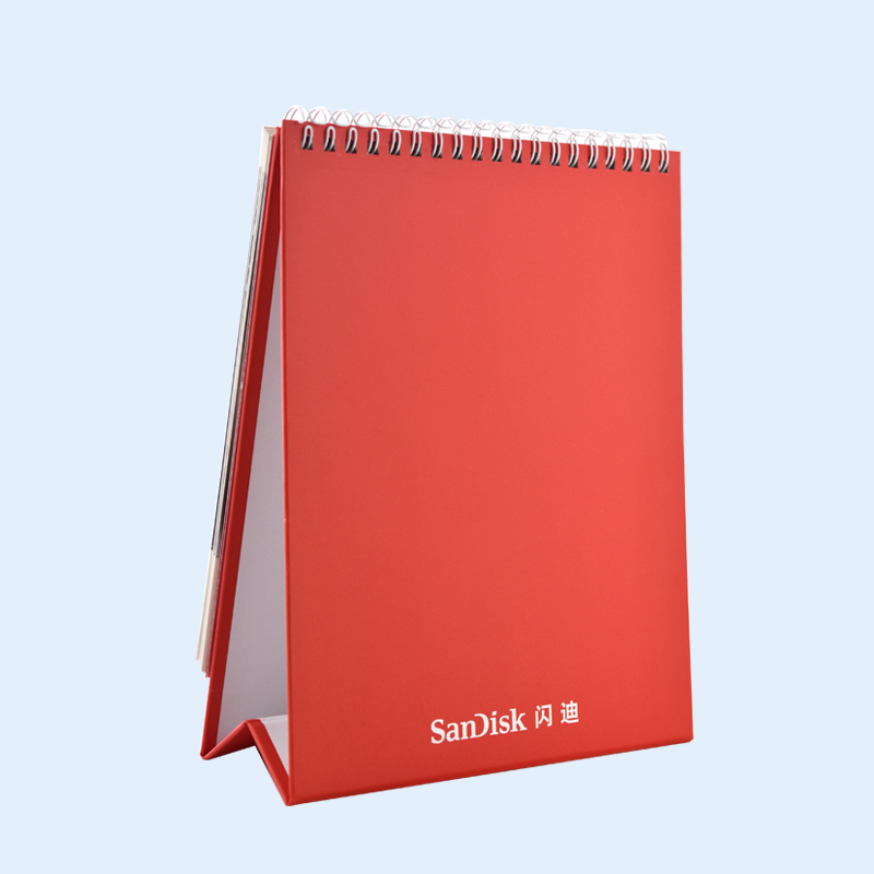 Table Calendar Company Desk Calendar Custom Printing C2s 350GSM Paper
