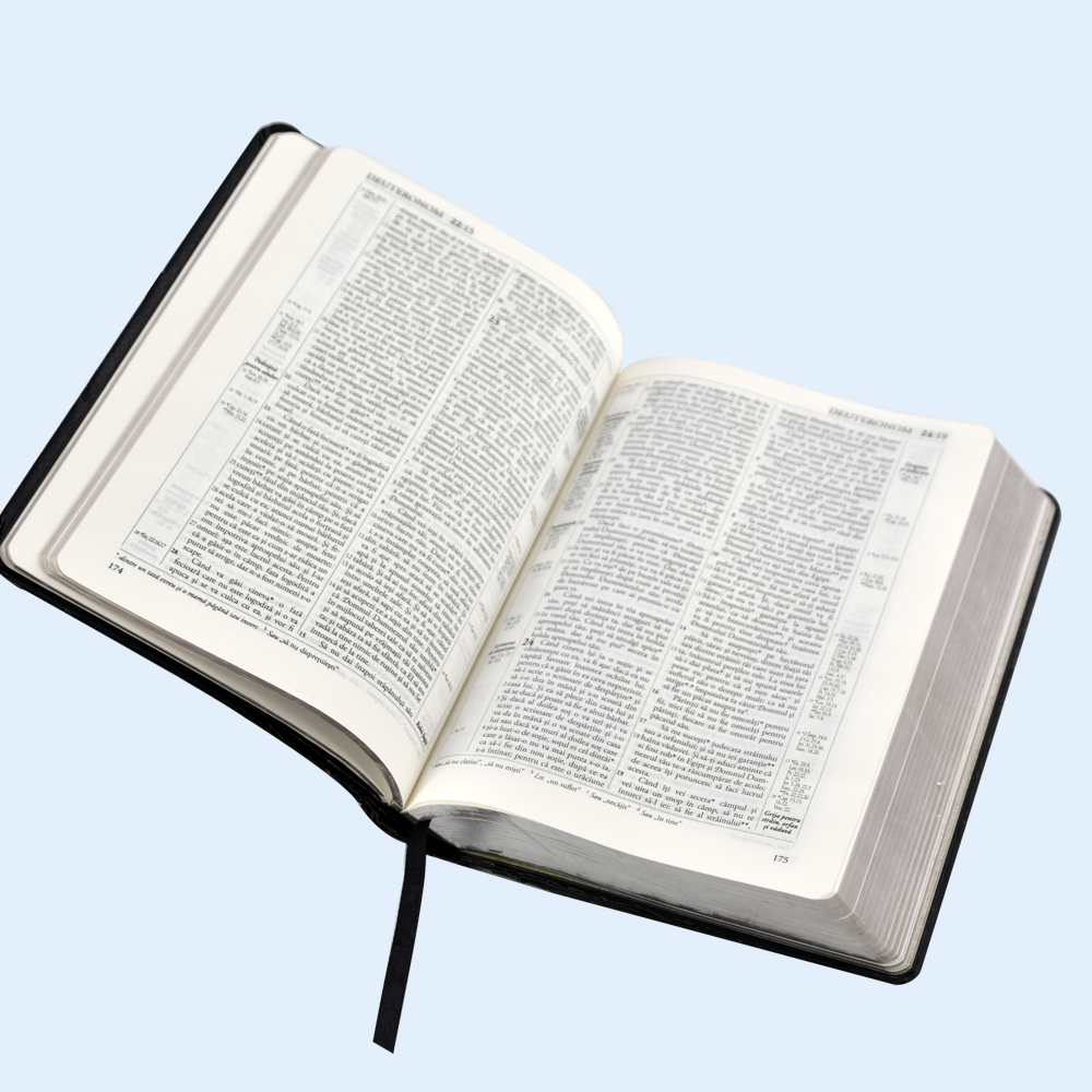 High-Class Golden Silver Gilding Prayer Bible Book with Verses