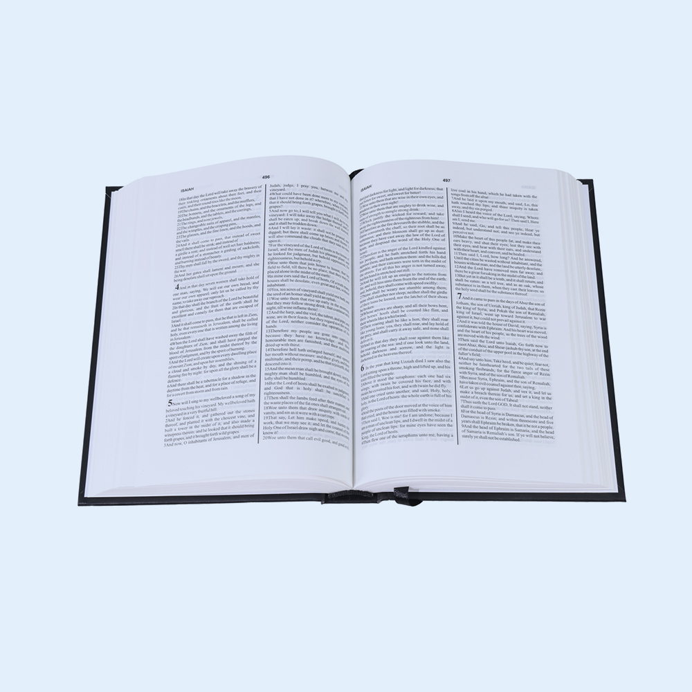 Holy Bible Containing New and Old Testament PU Leather Printing Service