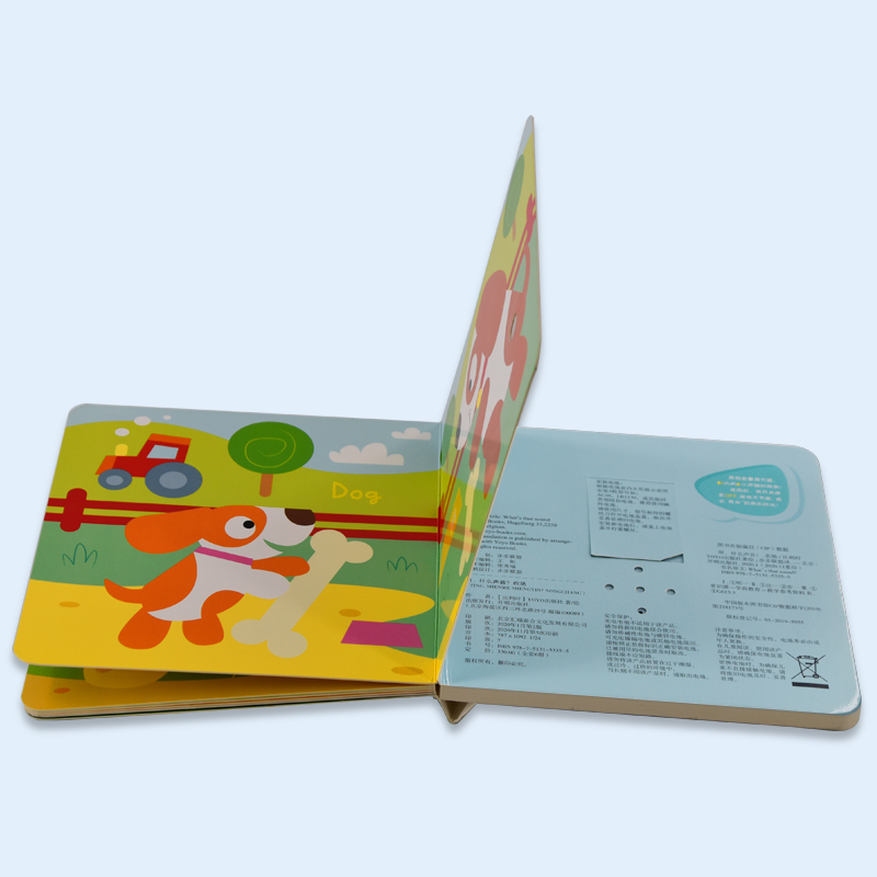 Children Push Button Sound Books Audio Board Book with Buttons Sound Module