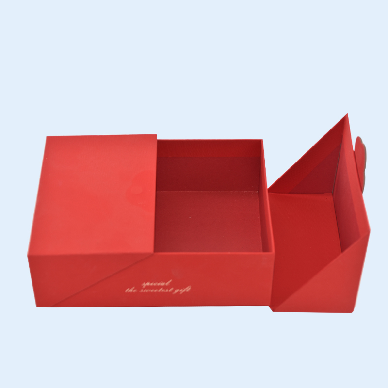 Manufacturer Wholesale Customized Gift Paper Packaging Box Chinese Red