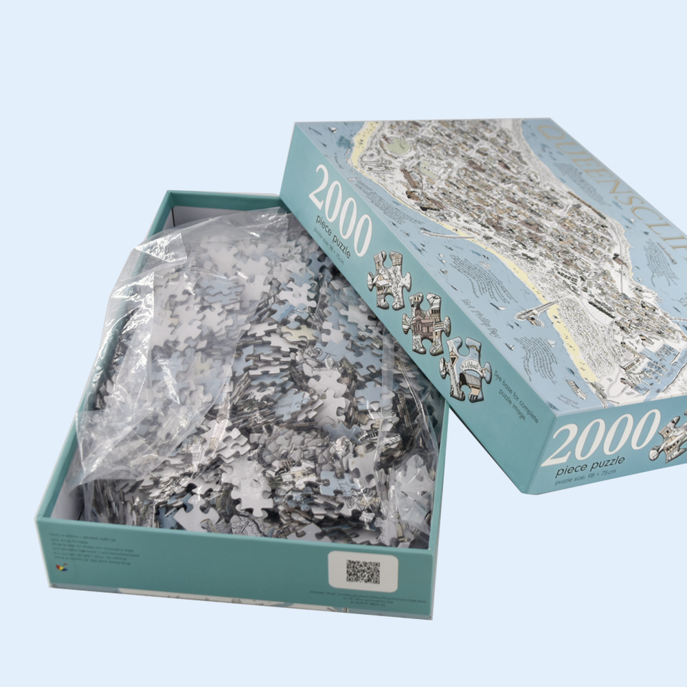 Customized Jigsaw Puzzle with Color Box Set 2000 Piece