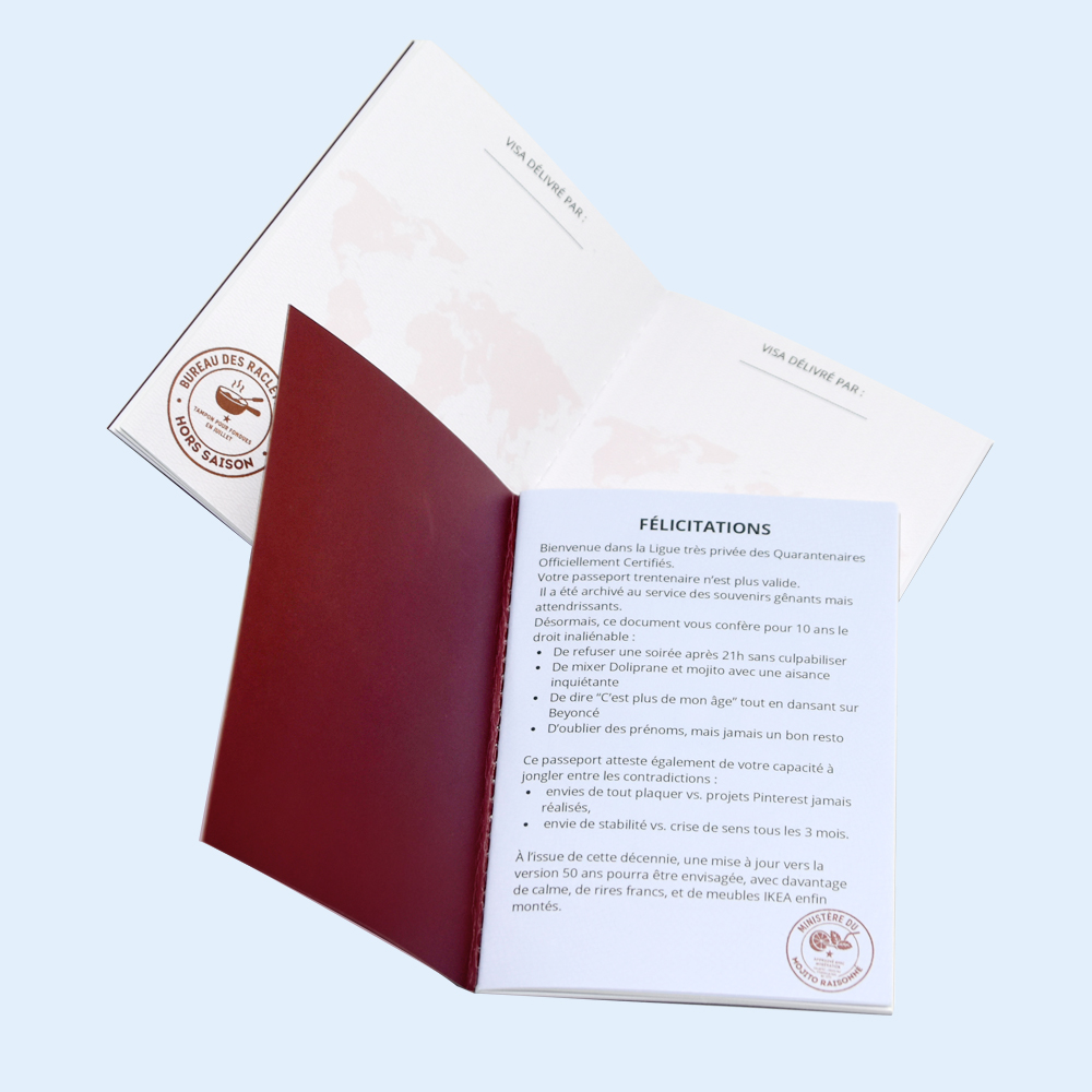 Hot Stamping PU Leather Brochure Booklet Custom Printing