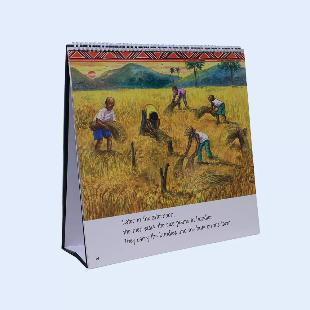 Desk Calendar Printing Manufacturer High-Quality Full Color Printing