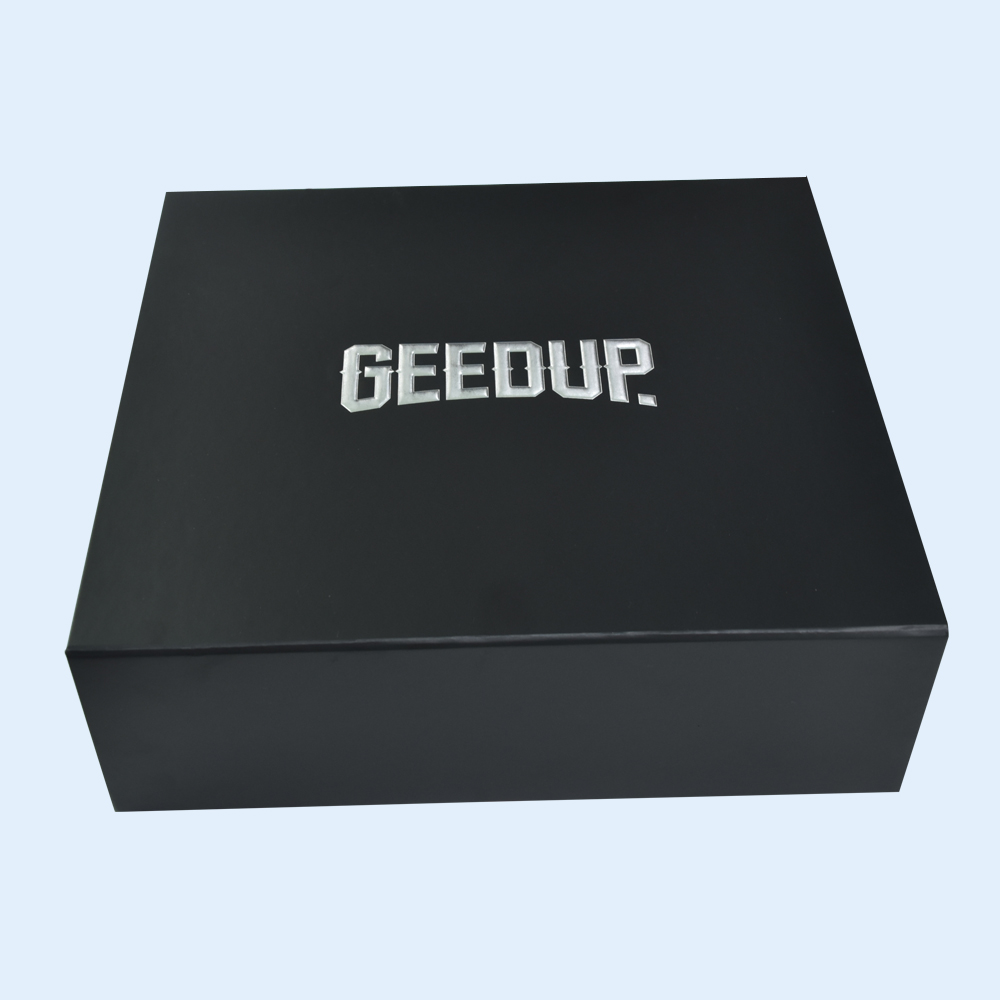 Customized flexible boxes with straps, adhesive tabs, and custom logos