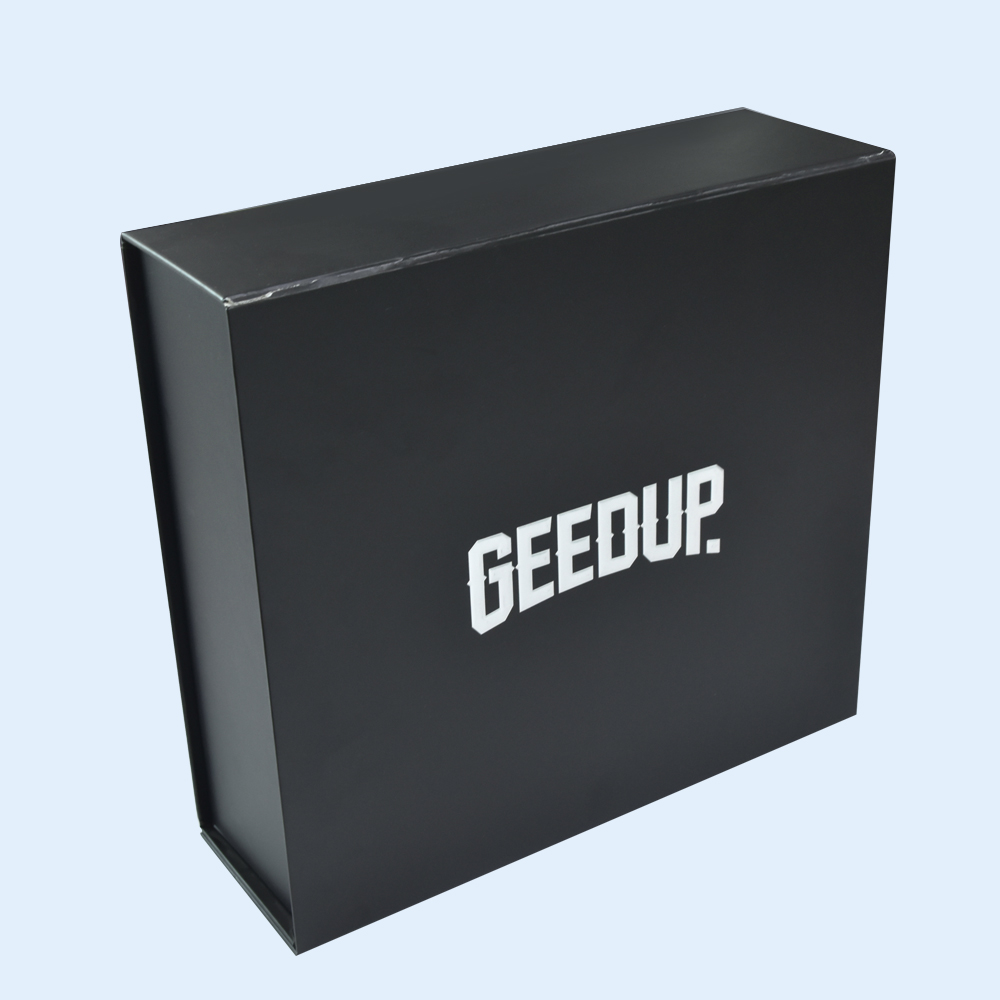 Customized flexible boxes with straps, adhesive tabs, and custom logos