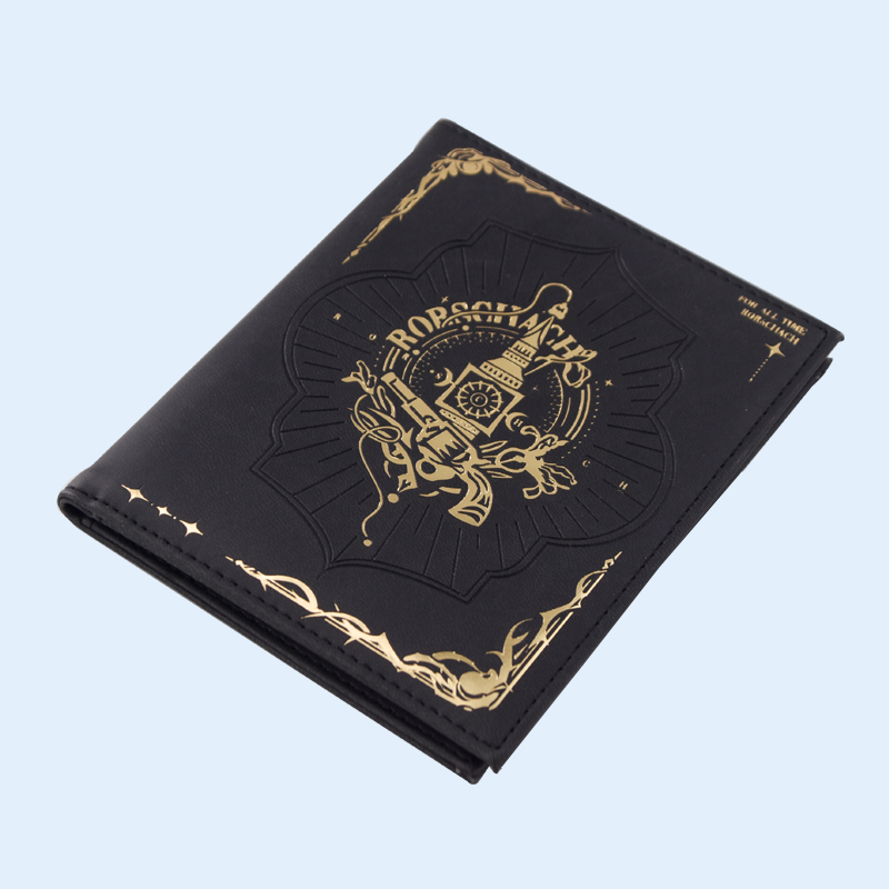 Passport booklet PU cover with Golden Hot Stamping