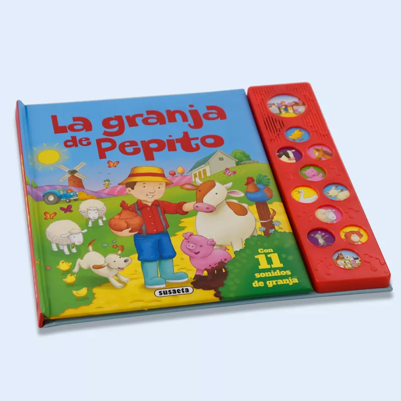 Sound Book for Toddlers with 12 Buttons & Learning Song