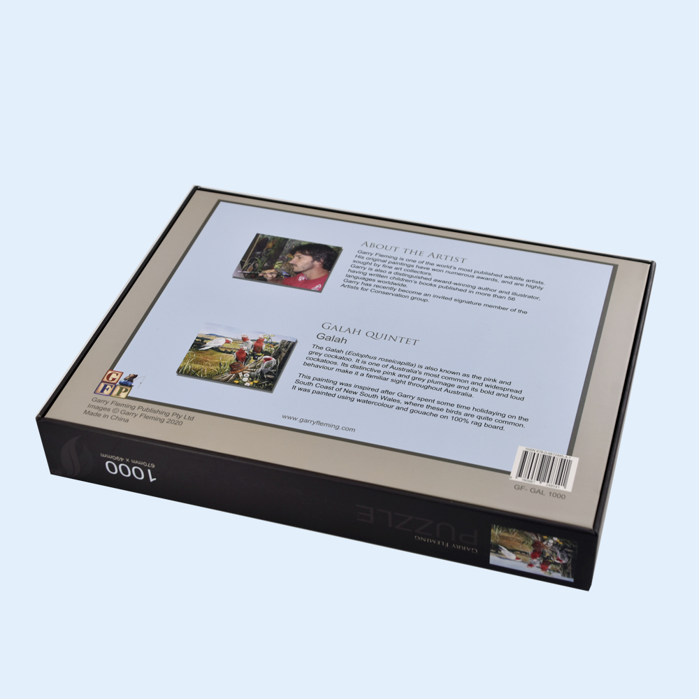 1000-Piece Puzzle Set with Custom Cardboard Box for Game Parties