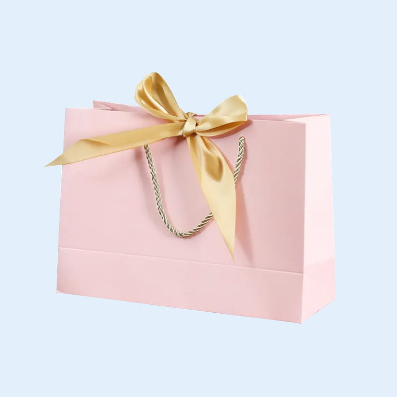 Luxury Shopping Bag Custom Logo Clothing Gift Paper Bags with Handle Business Bags with Logo