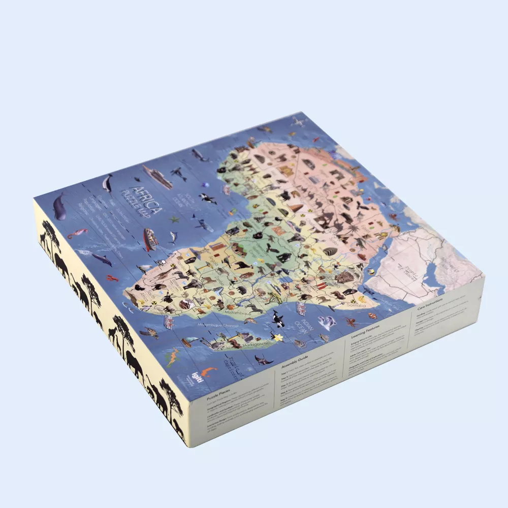 Custom 1000 Pieces Paper Puzzle Paperboard Puzzles Children Toy Jigsaw Puzzle Game
