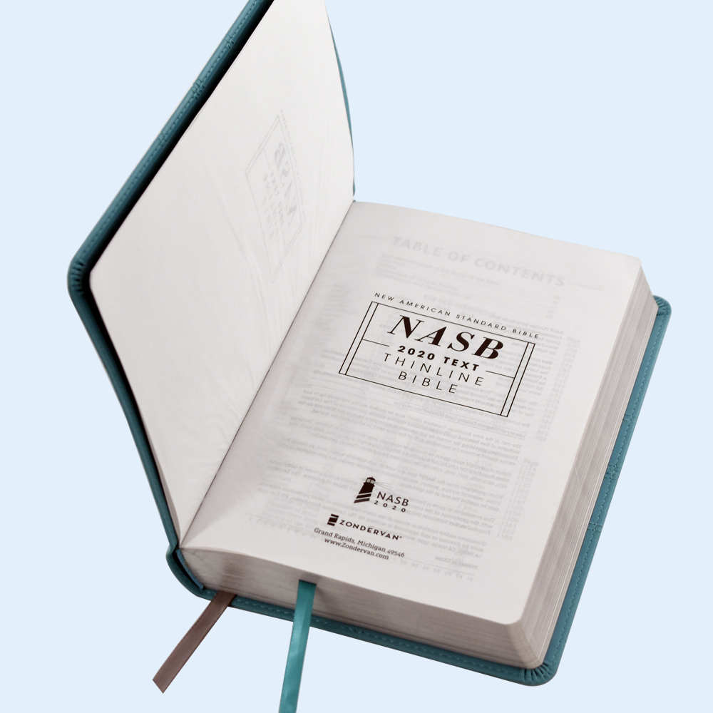 Customized Expensive PU Leather Embossed for Christian Bible Book Printing