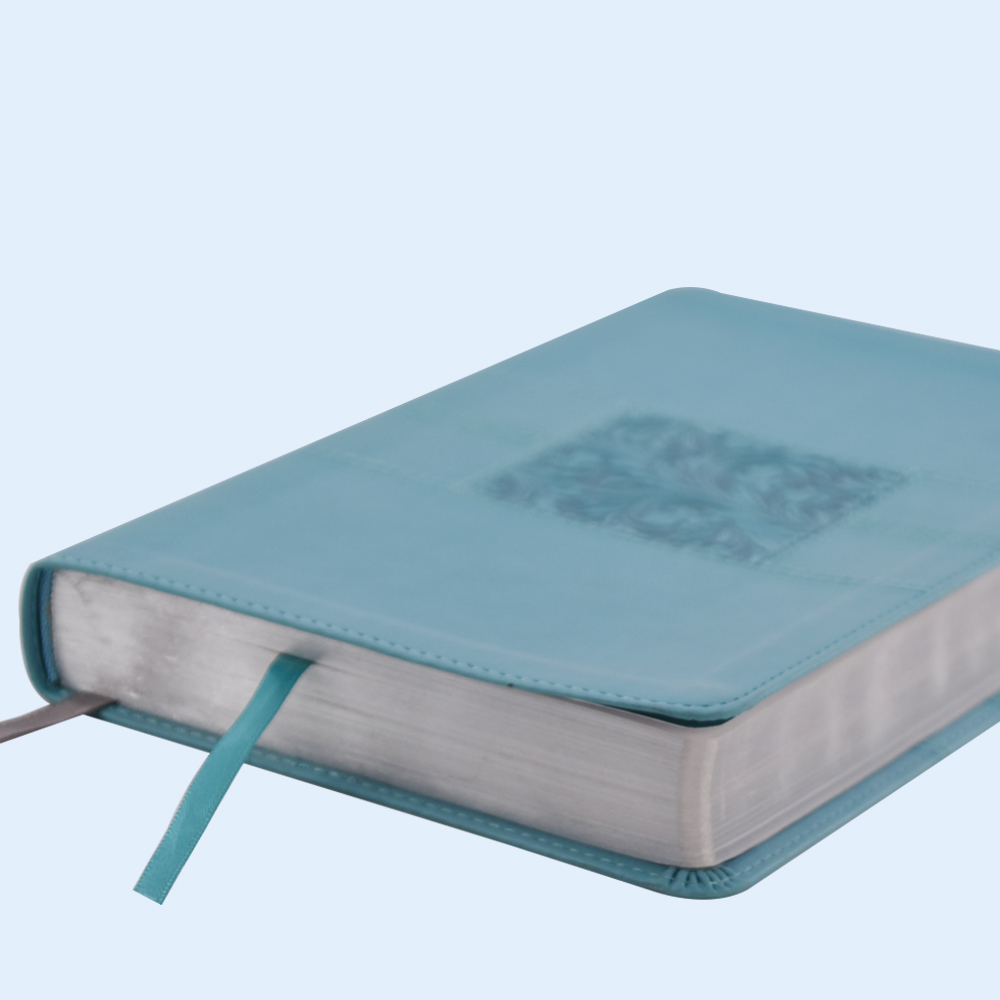 Customized Expensive PU Leather Embossed for Christian Bible Book Printing