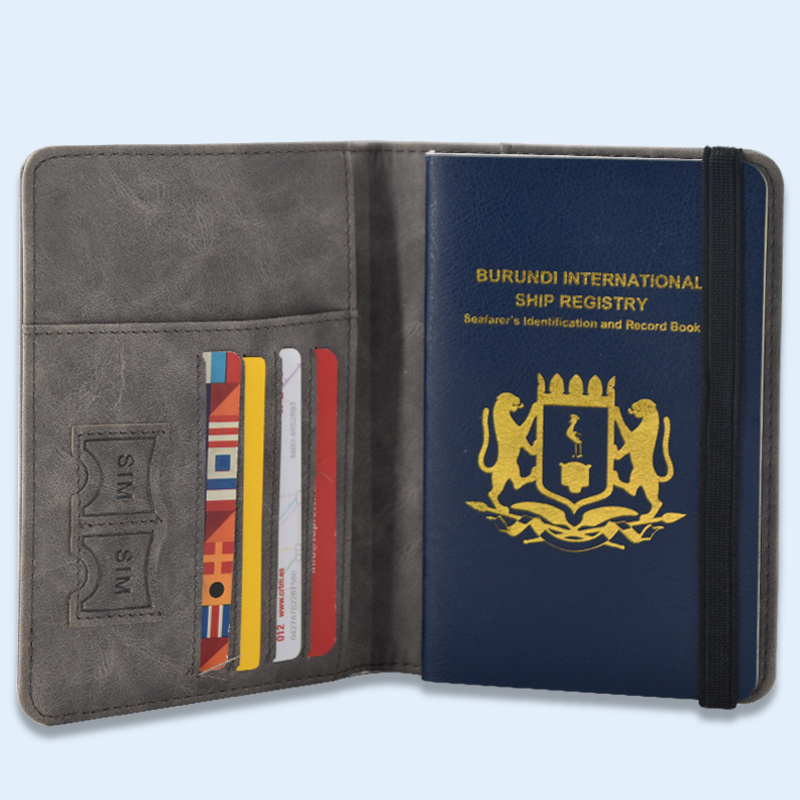 Customized Passport Booklet PU Cover