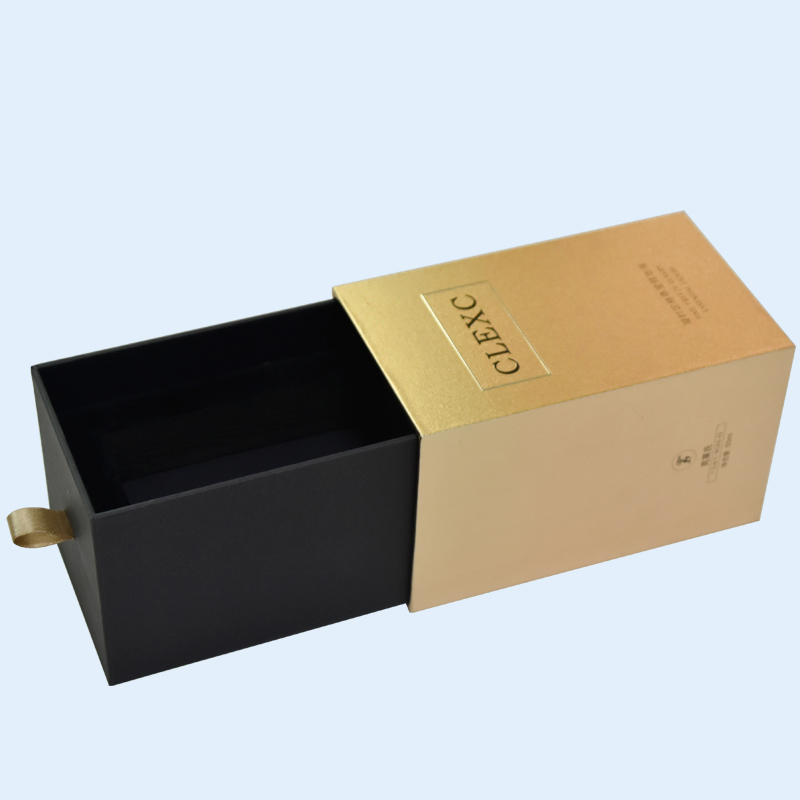 Customized Hardcover Drawer Boxes with Handles Printing