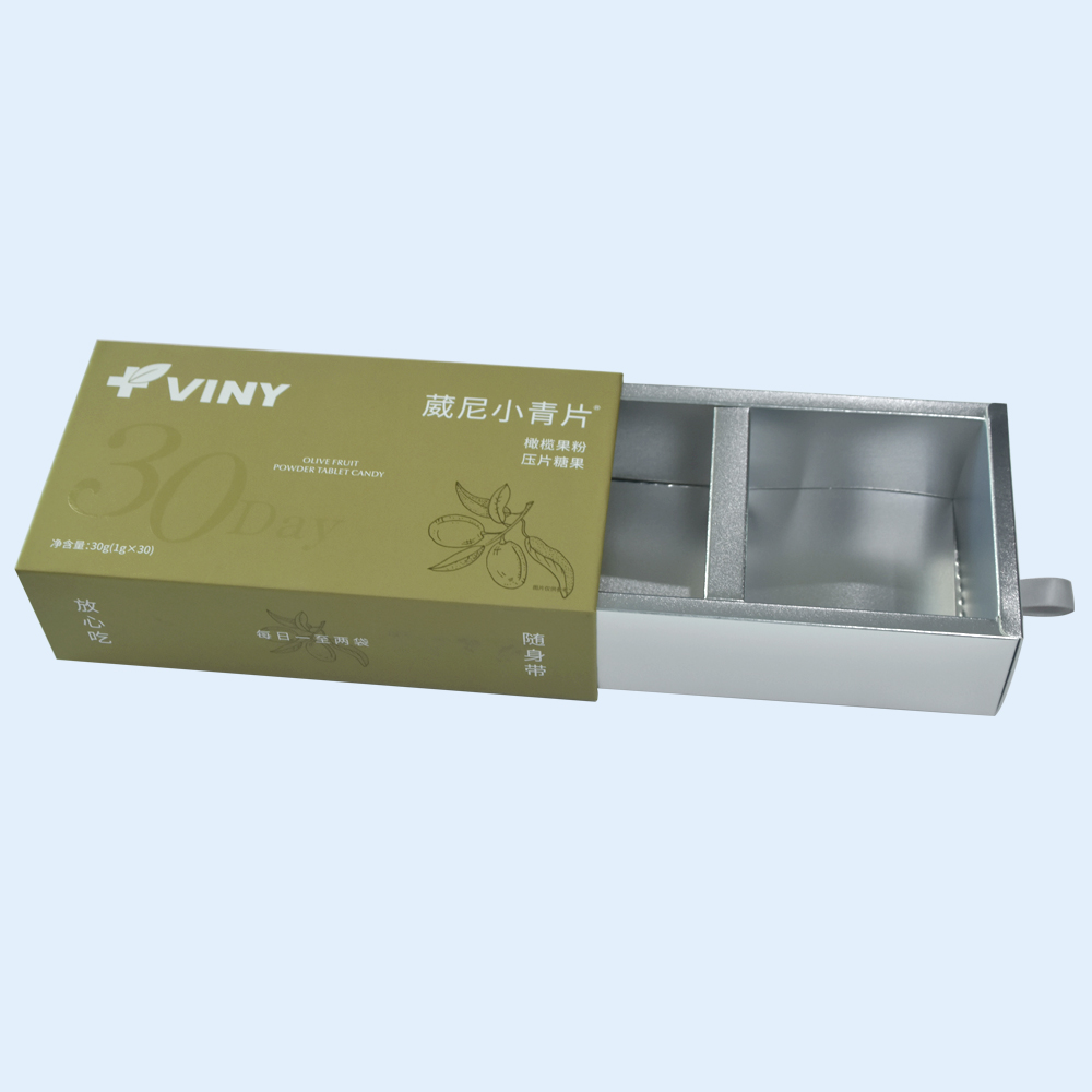 Silver Cardboard Boxes with Spot UV Customized Printing