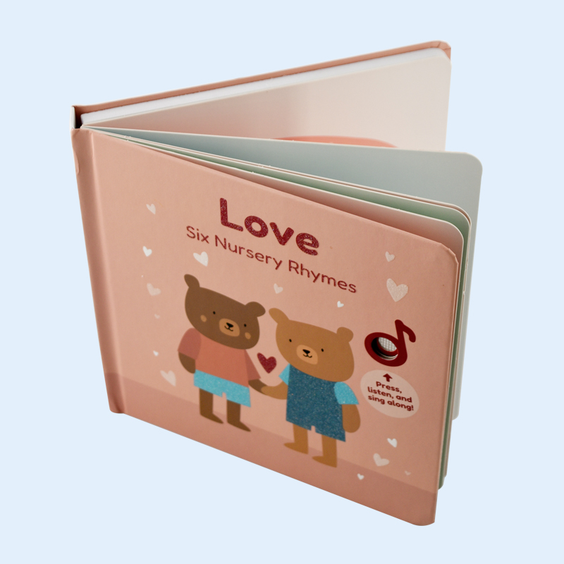 Rechargeable Electronic Interactive Children Story Book with Light Sound Early Education