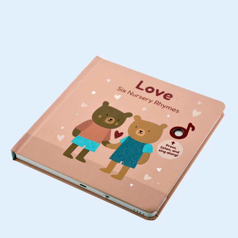 Rechargeable Electronic Interactive Children Story Book with Light Sound Early Education