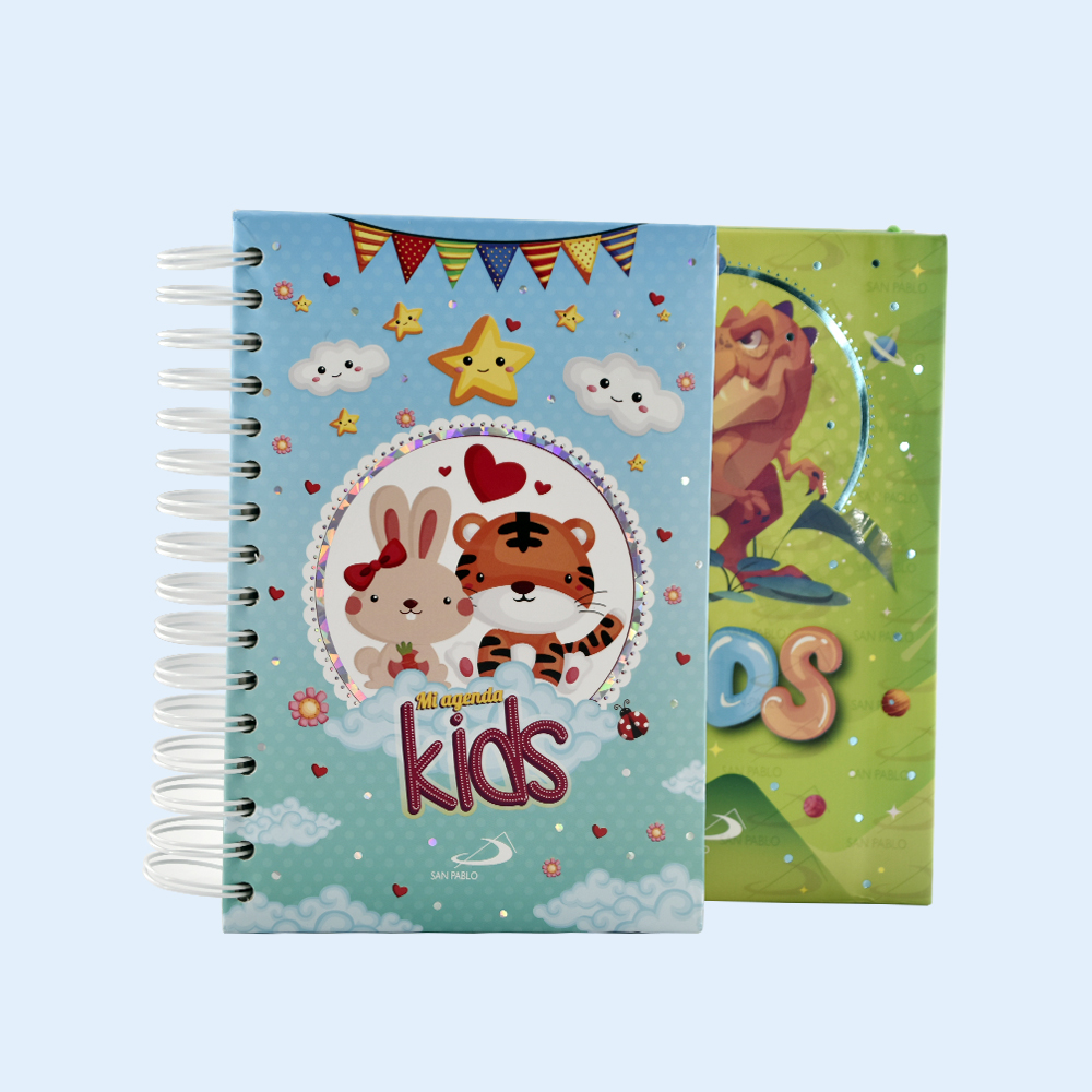 New Style Spiral Notebook with Hardcover Exercise Notebooks for Kids