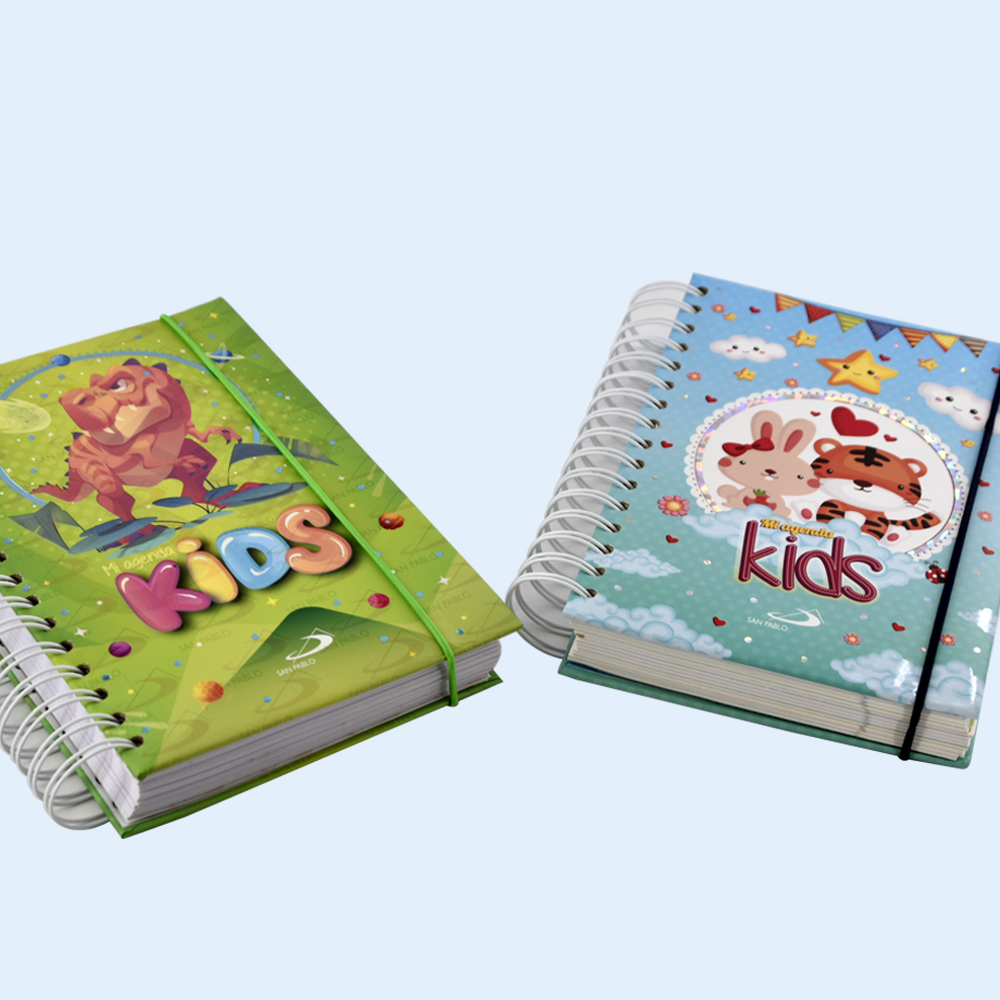New Style Spiral Notebook with Hardcover Exercise Notebooks for Kids