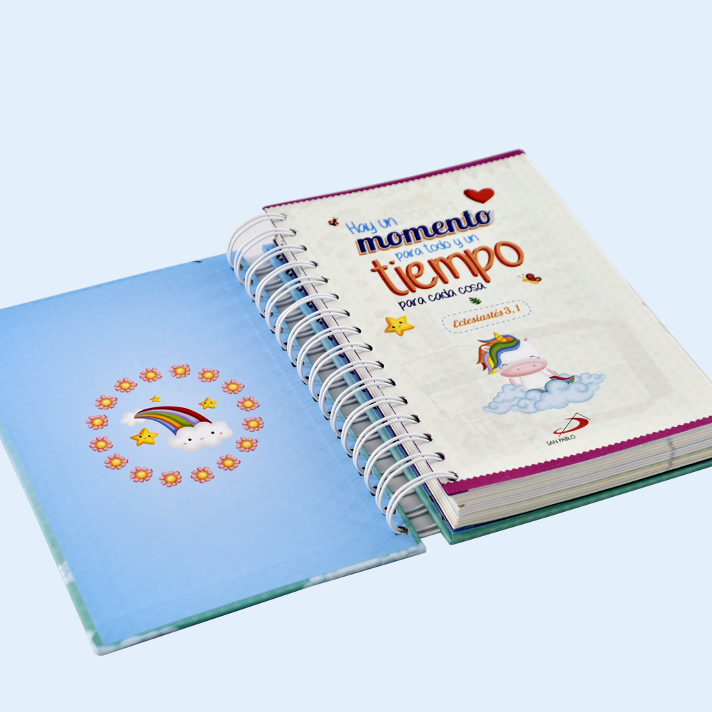 New Style Spiral Notebook with Hardcover Exercise Notebooks for Kids
