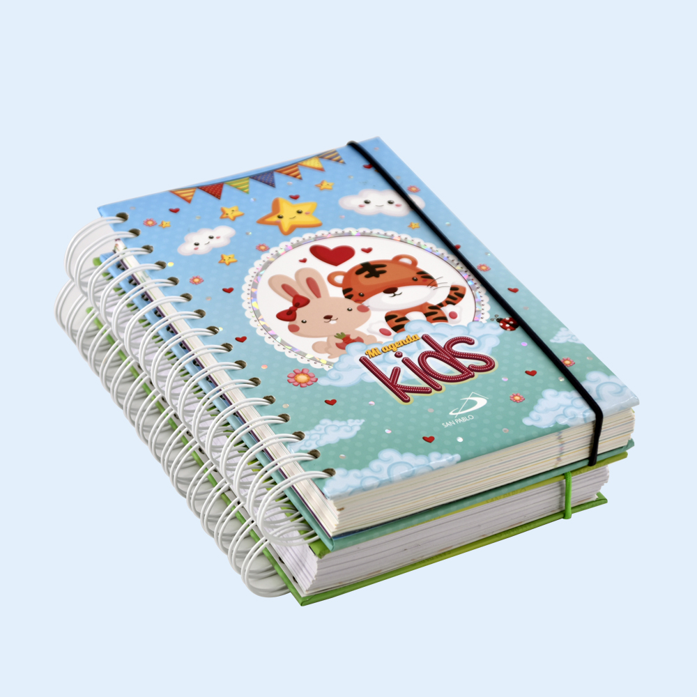 New Style Spiral Notebook with Hardcover Exercise Notebooks for Kids