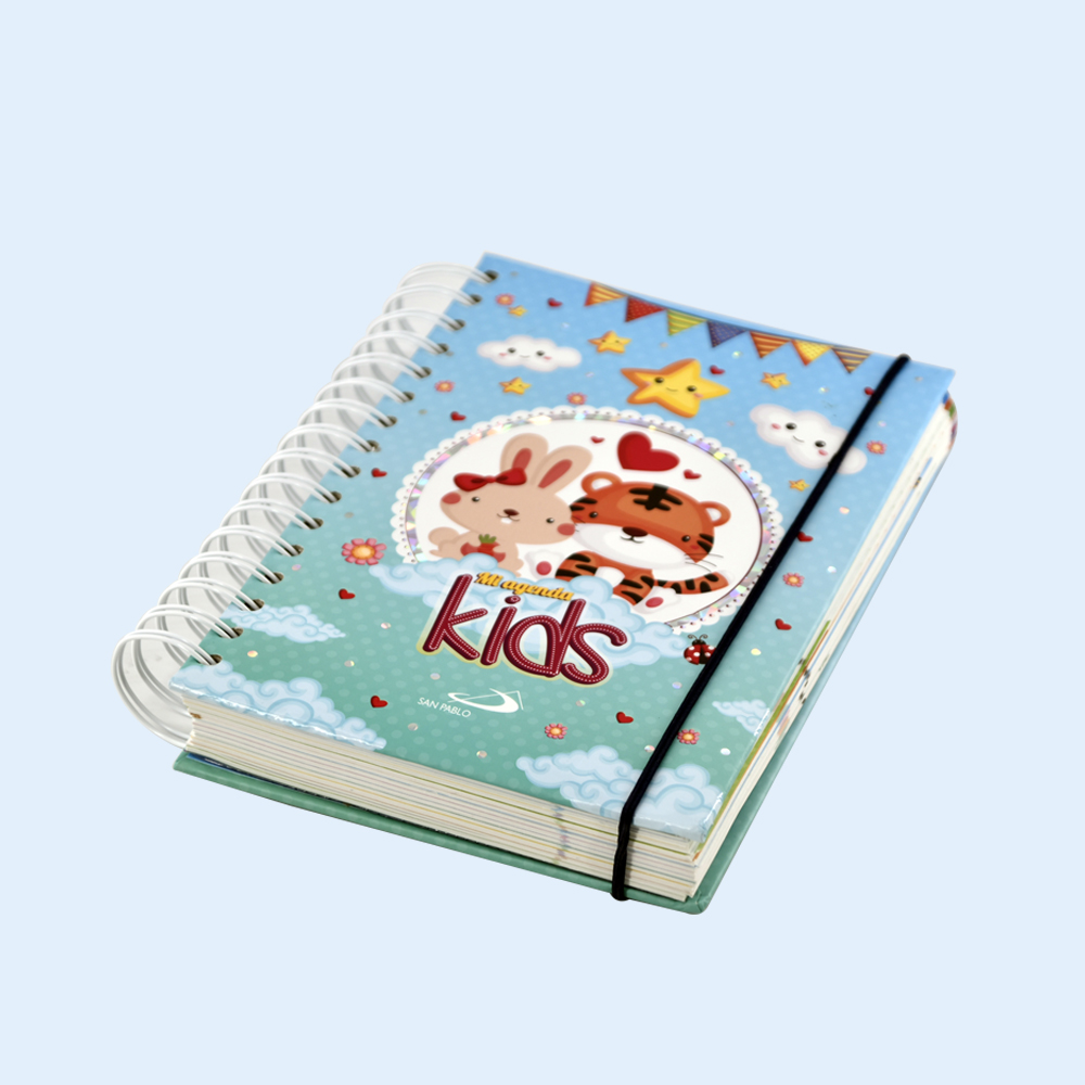 New Style Spiral Notebook with Hardcover Exercise Notebooks for Kids