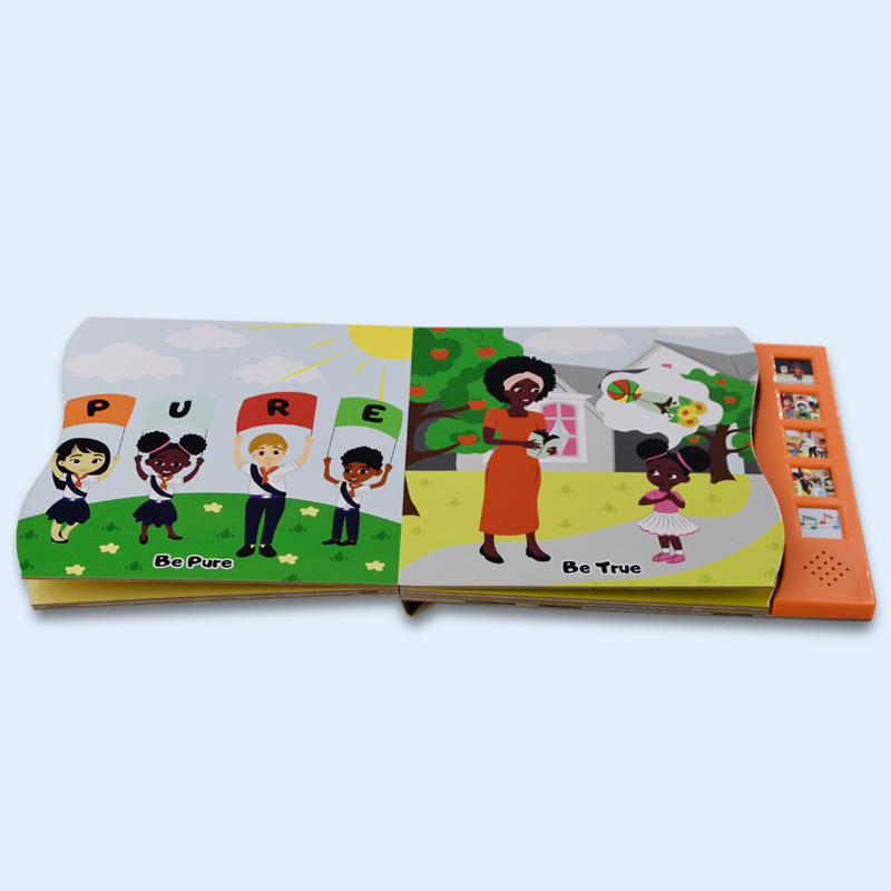 Sound Book for Toddlers with 5 Buttons & Learning Song