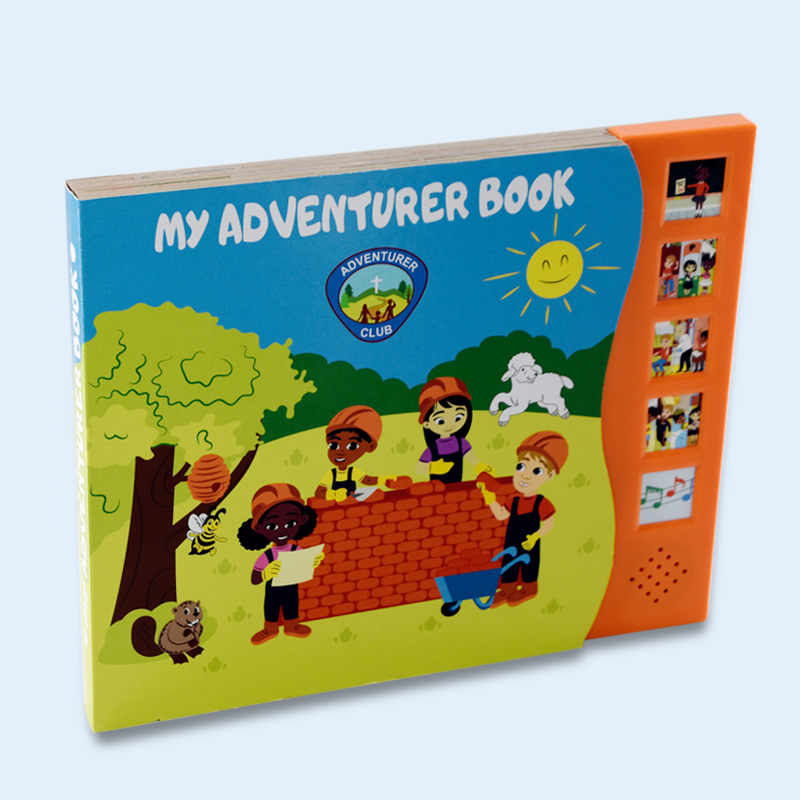 Sound Book for Toddlers with 5 Buttons & Learning Song