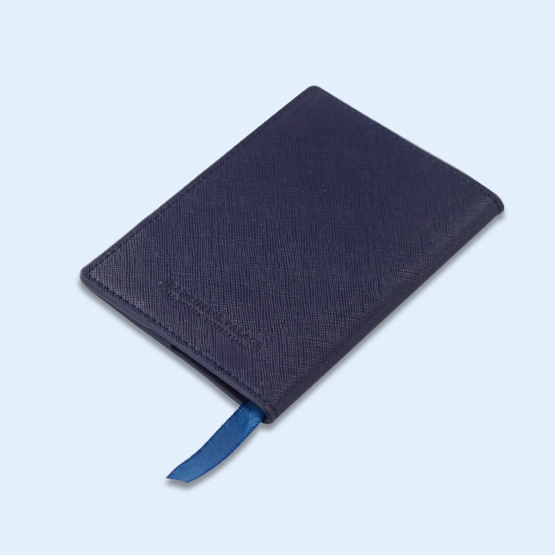 Customized PU Cover with Ribbon Passport Booklet