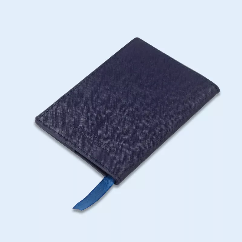 Customized PU Cover with Ribbon Passport Booklet