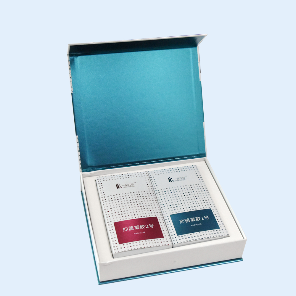 Custom Hardcover Box with Left and Right Envelope for Skincare Products