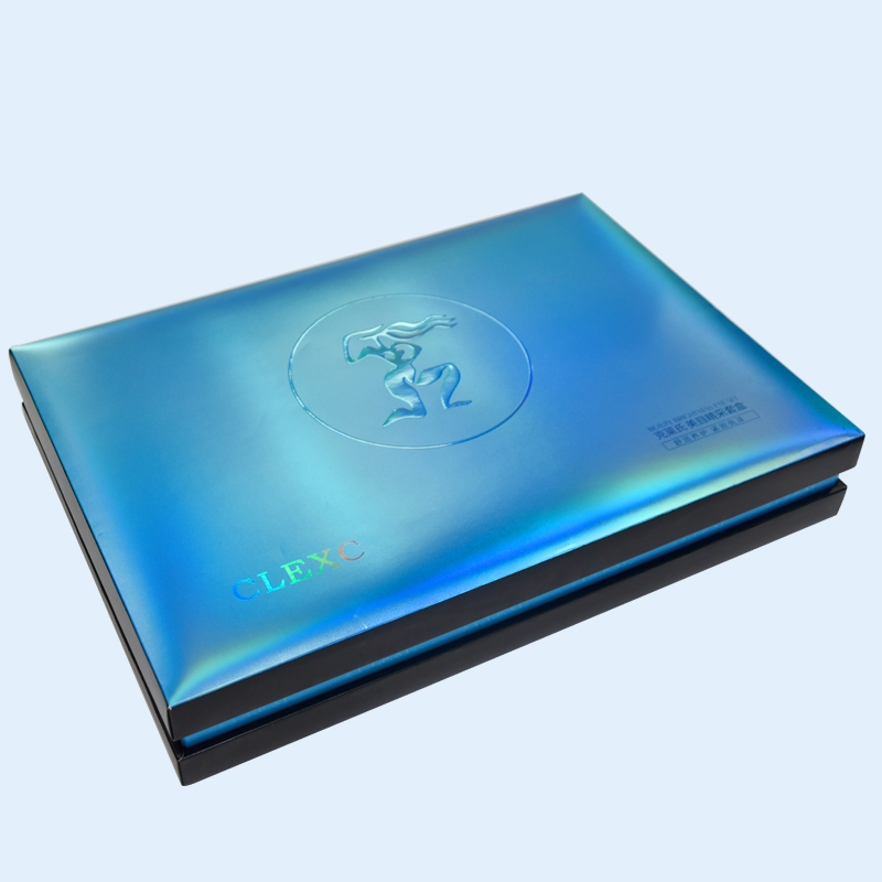 Custom Streamer Overflow Rigid Material Gift Packing Box with Inner Tray