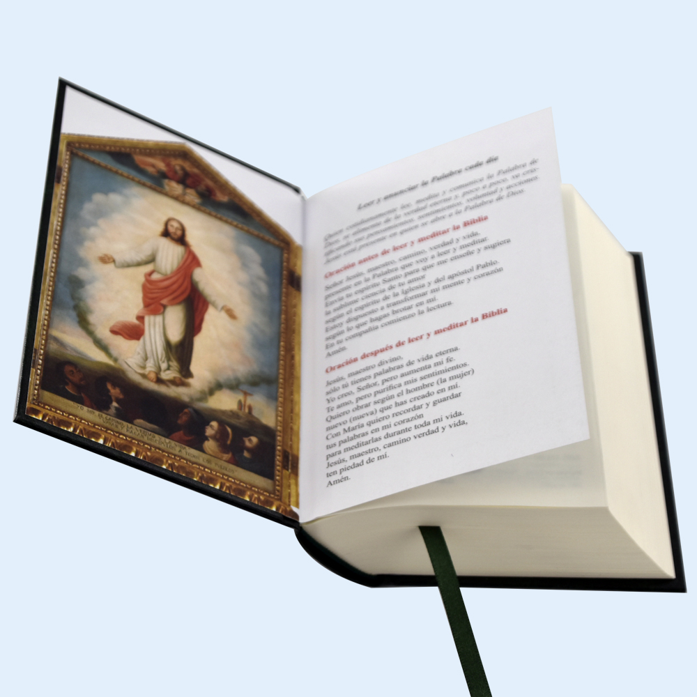 Custom Hardcover Bible Book Printing, Foil Stamping Bible with Ribbon Marker