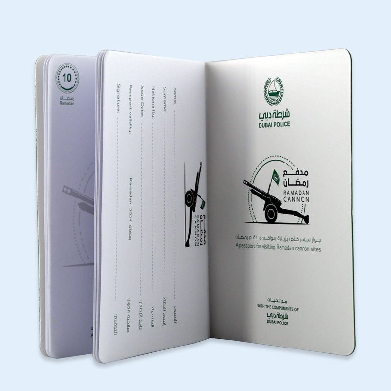 Arab Countries Right Flip Passport Brochure