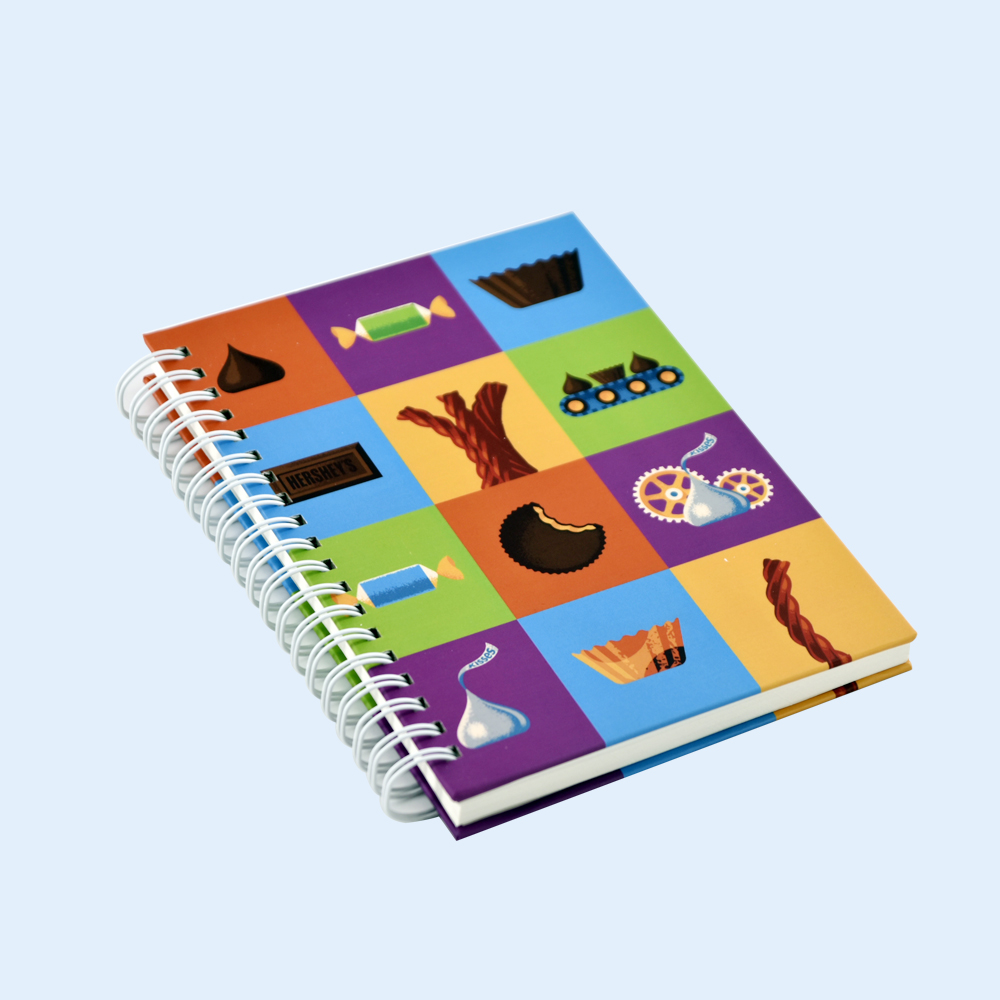 New Style Spiral Notebook with Hardcover Exercise Notebooks