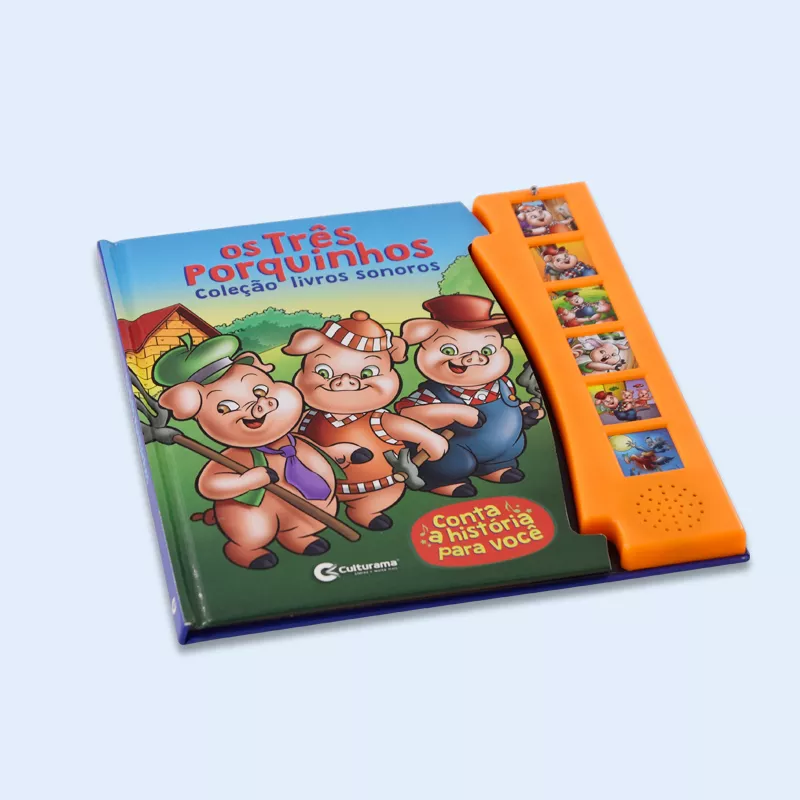 Sound Book for Toddlers with 6 Buttons & Learning Song
